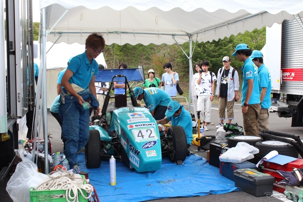 全日本学生フォーミュラ大会試走会・静岡理工科大学