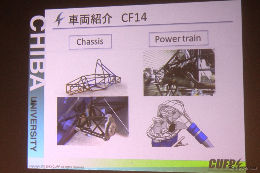 第12回 全日本学生フォーミュラ大会に向けて・千葉大学