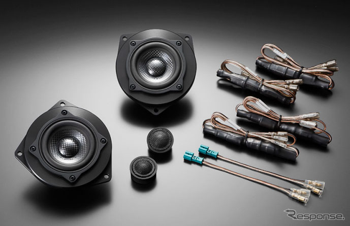 ソニックデザイン スピーカーパッケージ 「SP-F25M」　フロント専用（F25 型 BMW X3 専用ハイグレードモデル、ネットワーク付属）