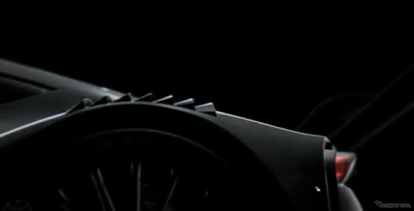 トヨタ FT-1 の新バージョンの予告イメージ