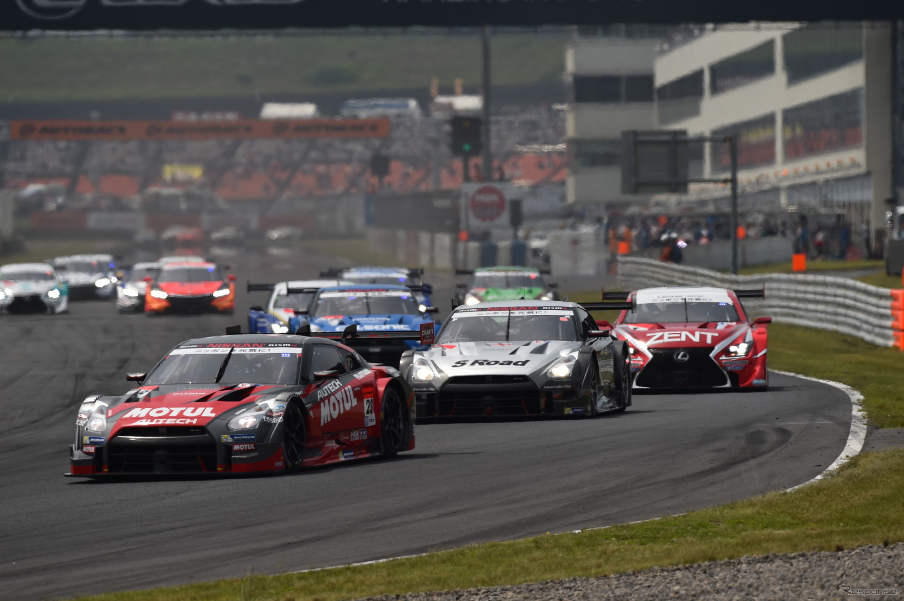 今季のSUPER GT・オートポリス戦。写真：NISSAN