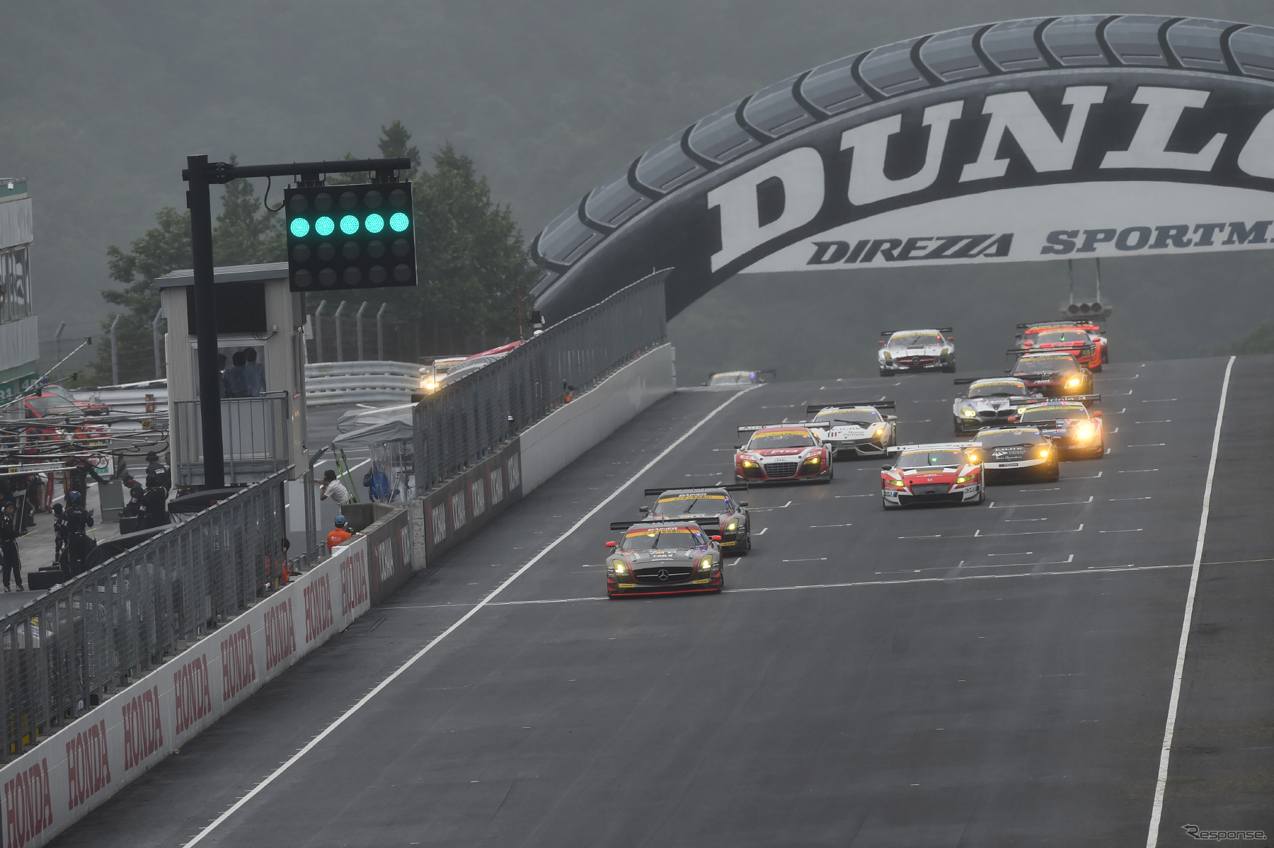 今季SUPER GT・スポーツランドSUGO戦（GT300クラス）。写真：GTA