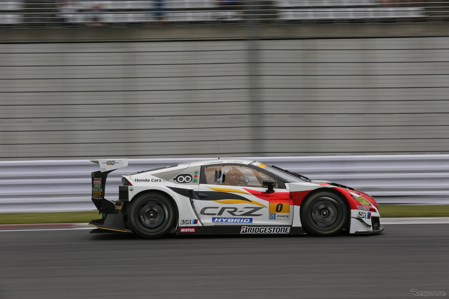 GT300クラス予選3位の#0 CR-Z。