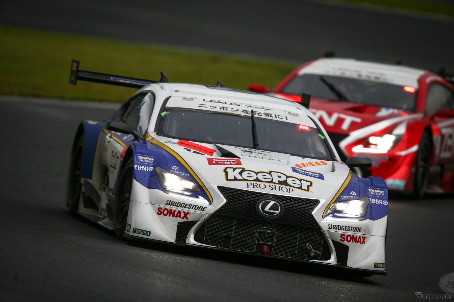 ポイントリーダーの#37 RC Fは今回決勝9位。