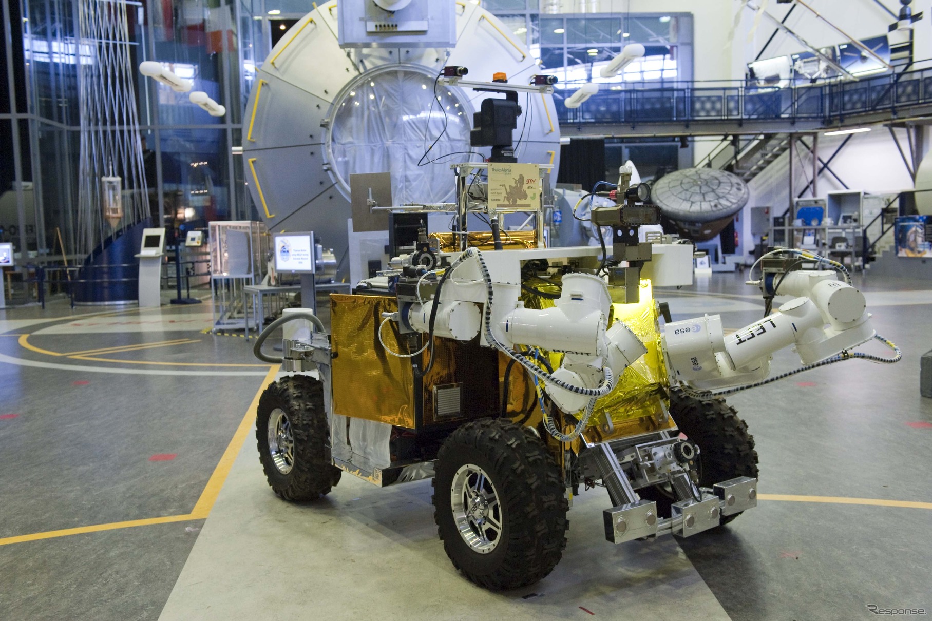 ユーロボットローバー試験機。2010年6月撮影