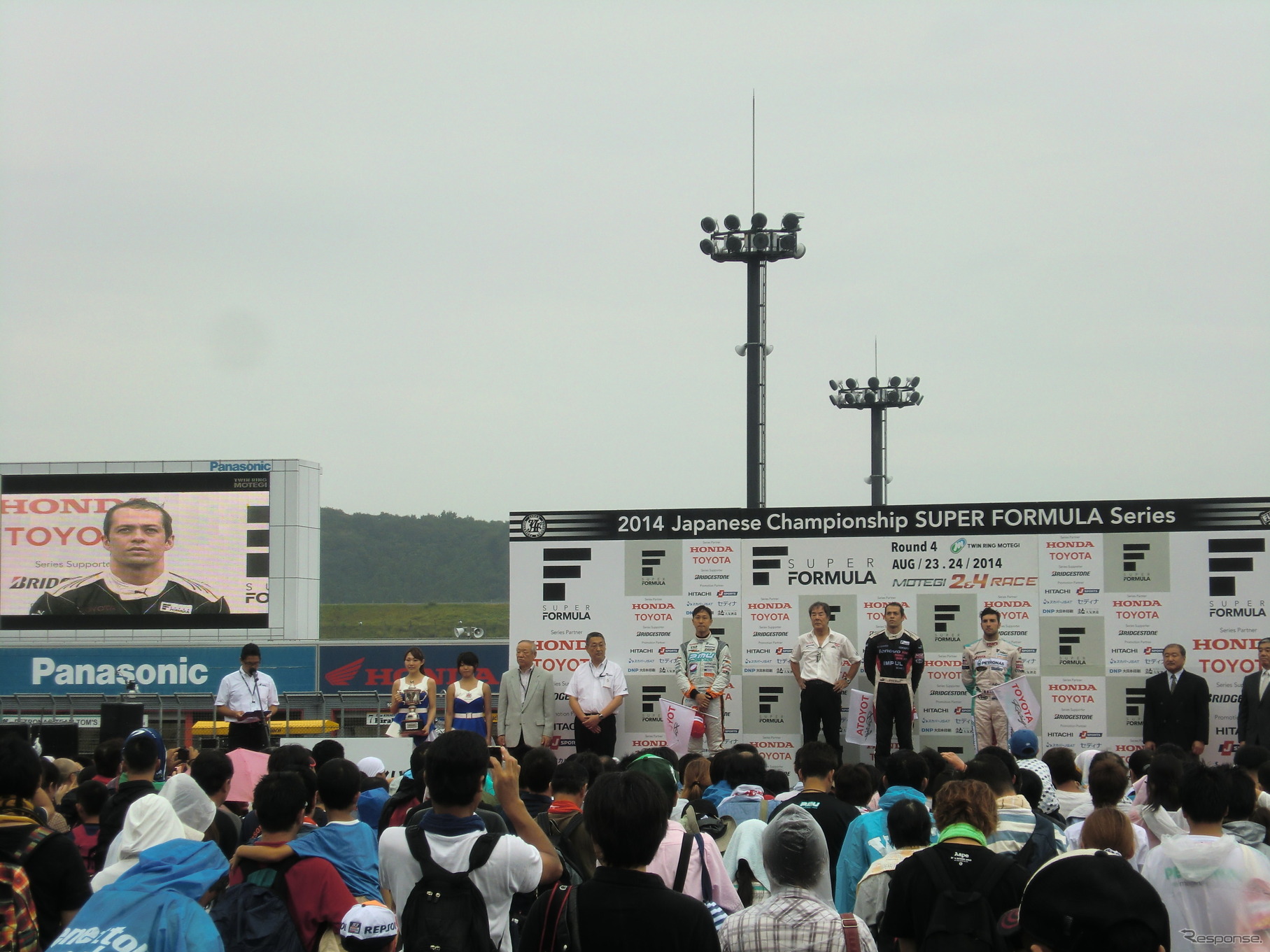 SF第4戦もてぎの表彰式。