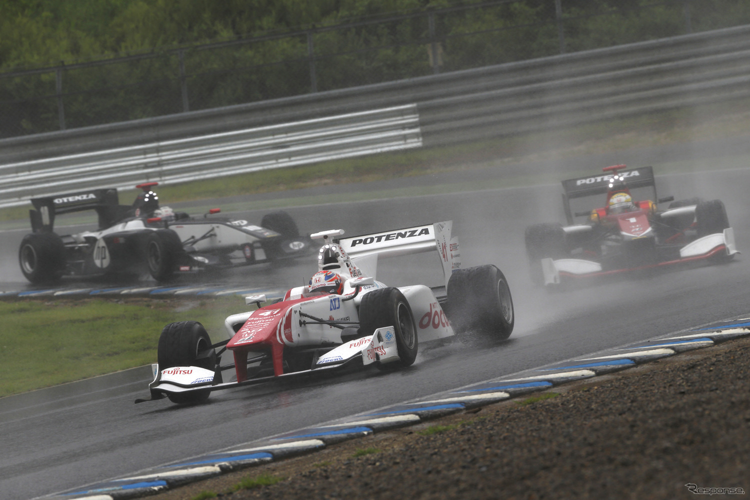 野尻の僚友、#41 武藤が第4戦もてぎ決勝でホンダ勢最上位となる5位に入った。写真：Honda