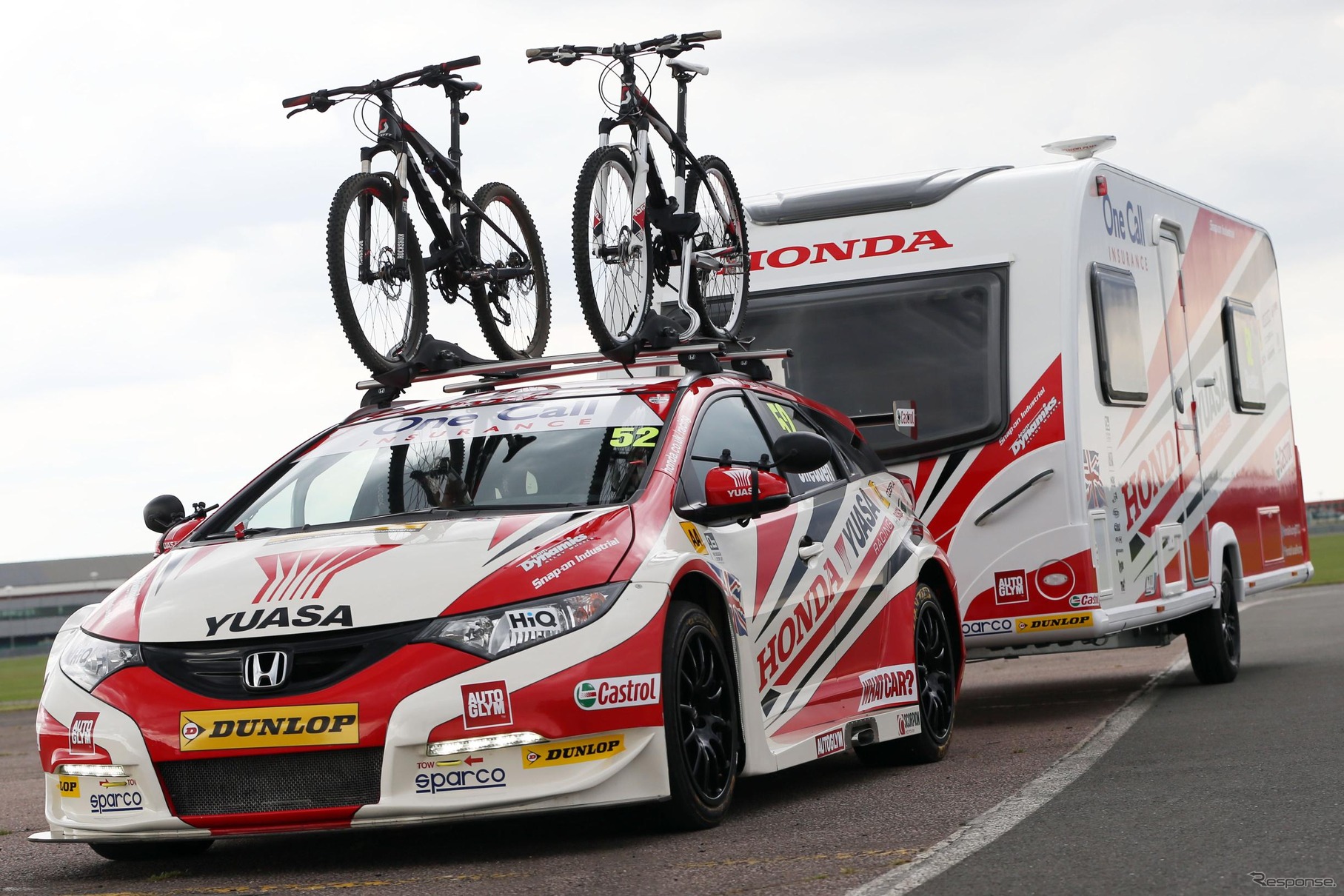 ホンダ シビック ツアラー BTCC仕様とキャンピングカー