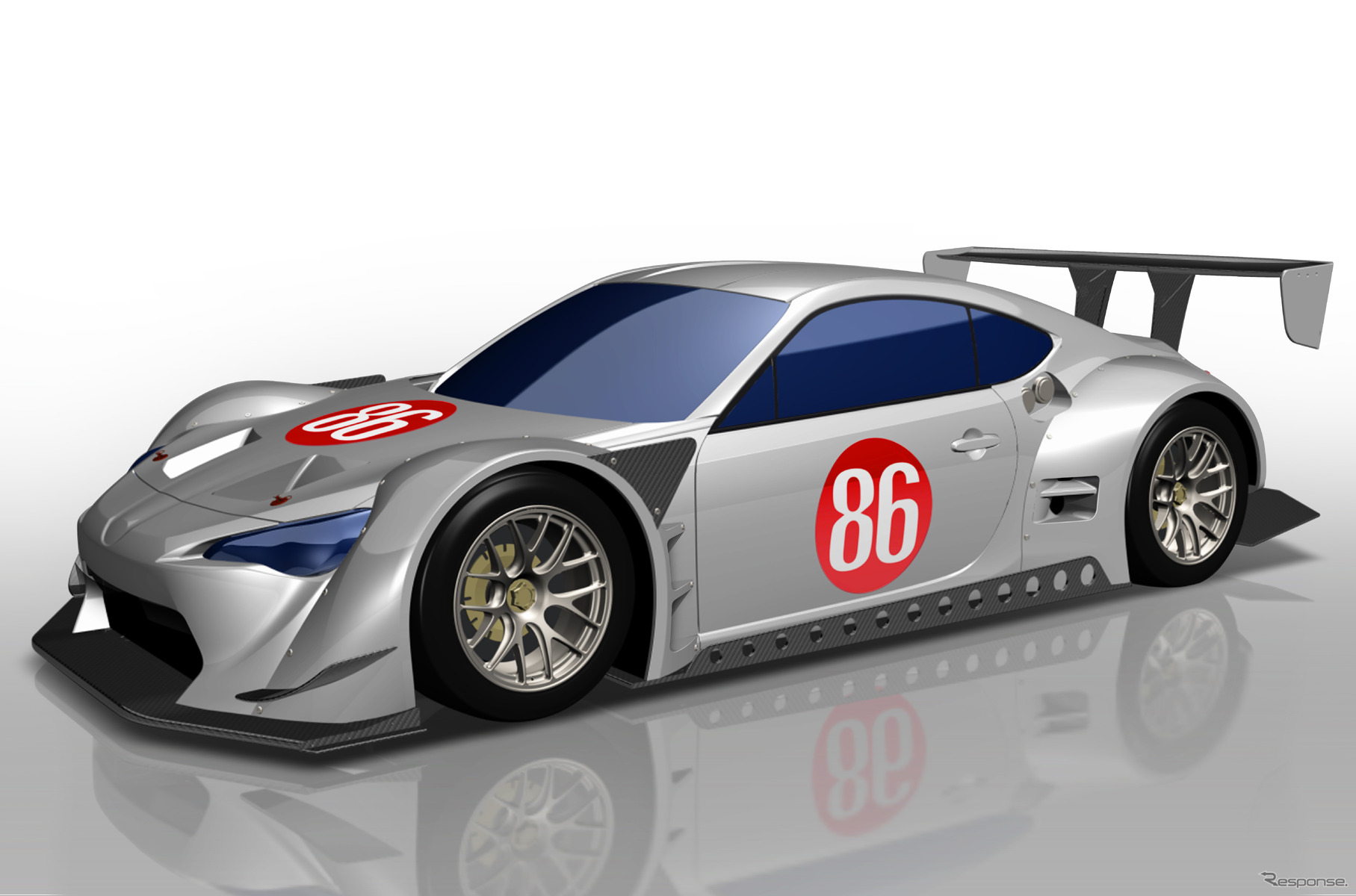 トヨタ86ベースのGT300マザーシャシー構想採用試作車。資料提供：GTA