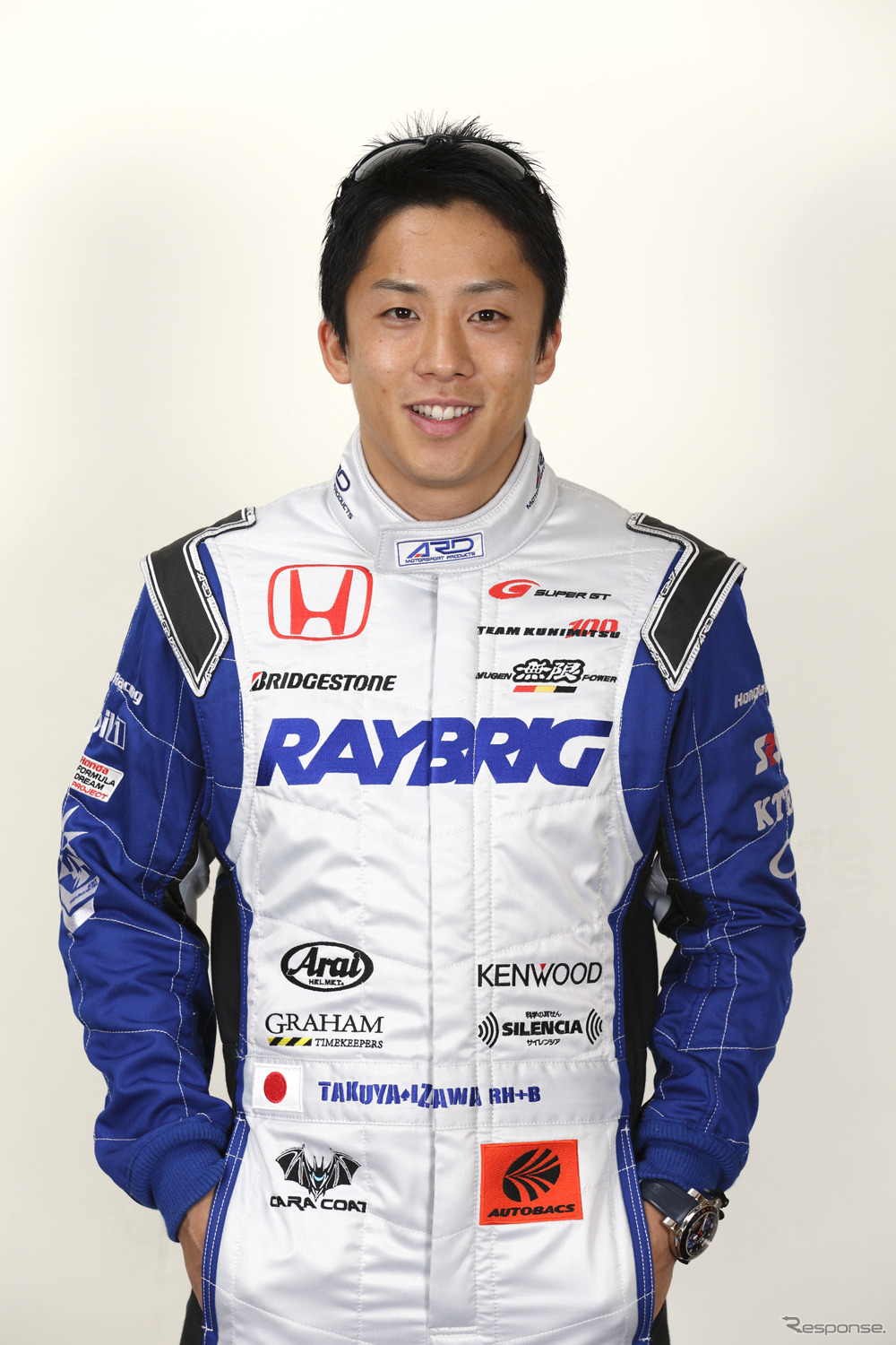 2013年、伊沢はSUPER GTにチーム国光から参戦していた。写真：Honda