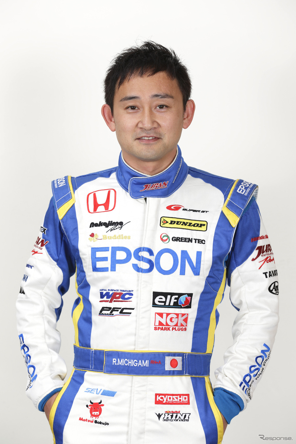 2013年、道上はナカジマレーシングからSUPER GTに参戦していた。写真：Honda