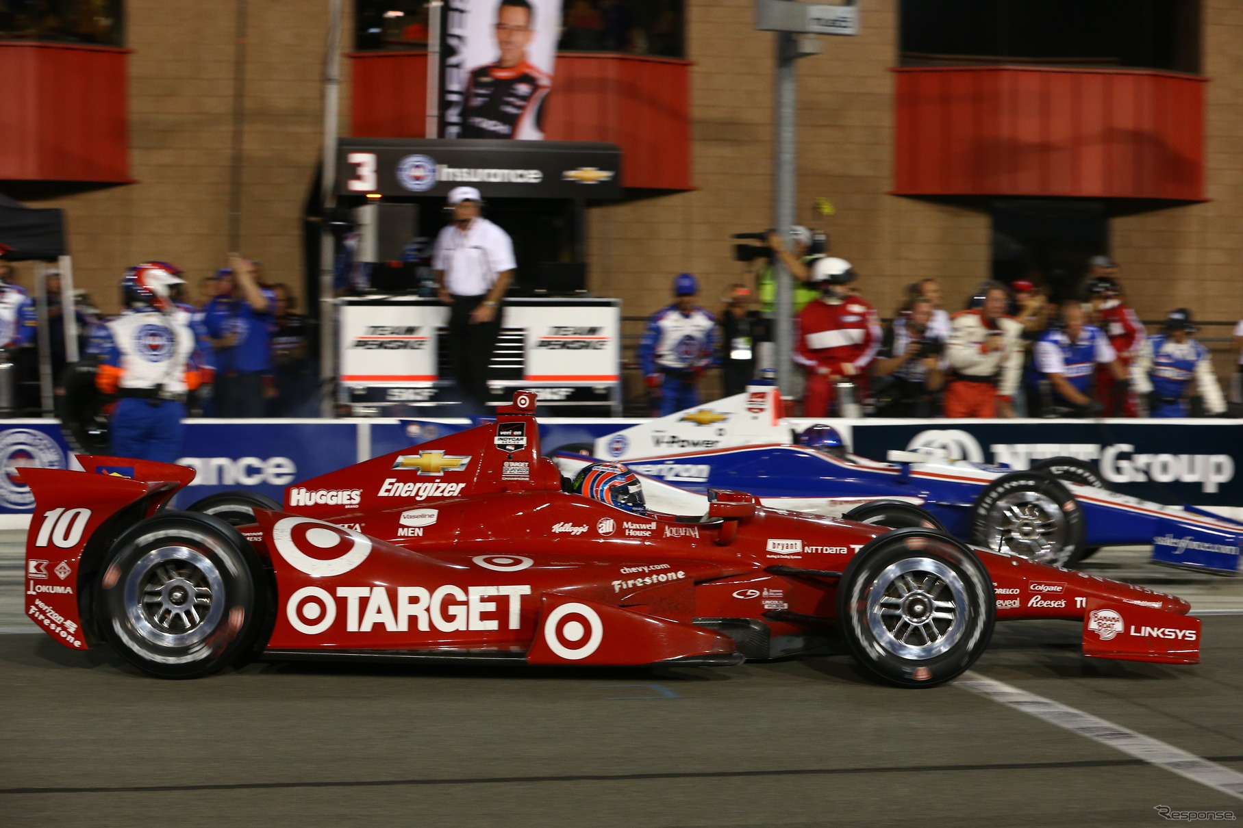 #10 カナーンは今季初優勝。写真：INDYCAR