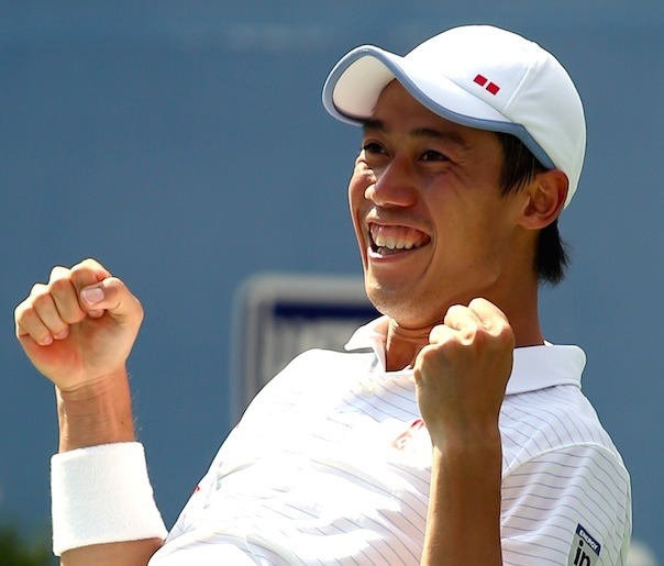 錦織圭（2014年全米オープン、対ジョコビッチ勝利の瞬間）