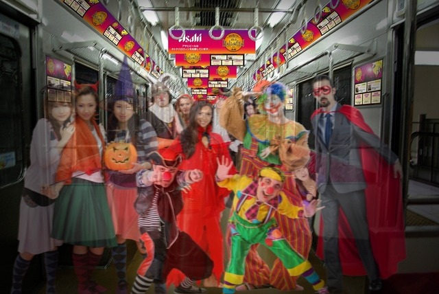 「SHIBUYA『オトナハロウィン』PROJECT2014」車内ハロウィン仮装コンテストのイメージ