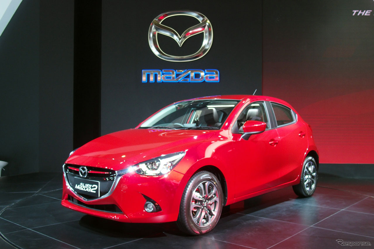 IIMS2014で海外ショー初公開となった新型「Mazda2」