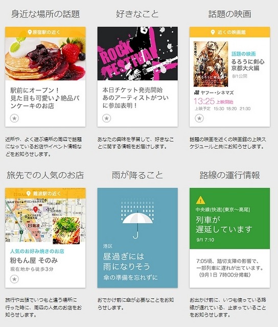 「Yahoo! Sonomy」が扱う情報