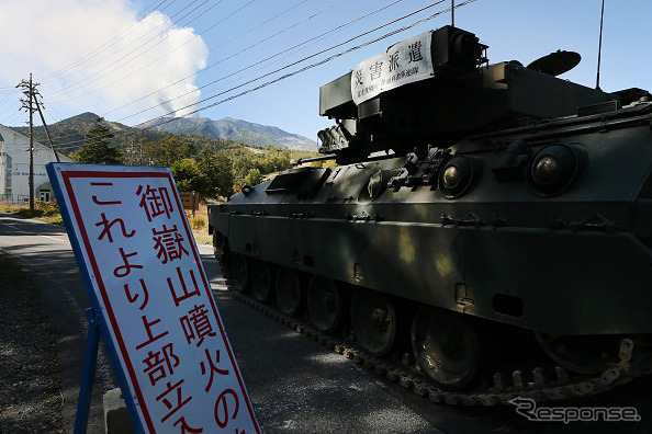 27日に噴火した御岳山