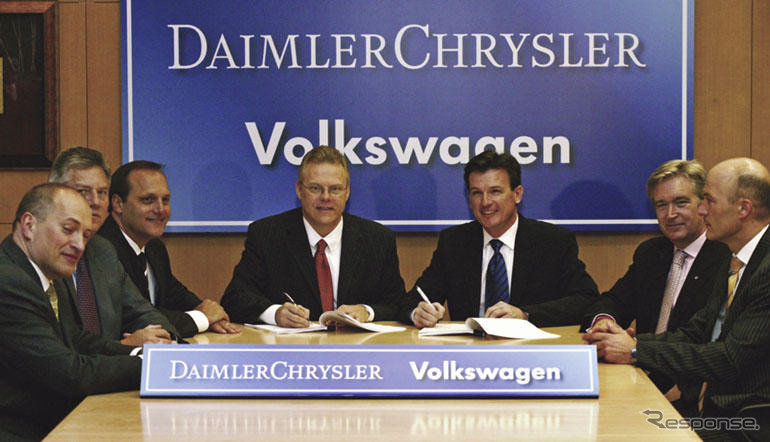 ダイムラークライスラー、VW向けミニバン生産で正式契約