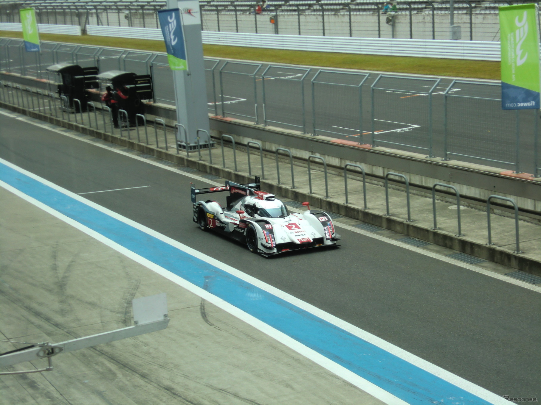 アウディの2号車は予選5位。