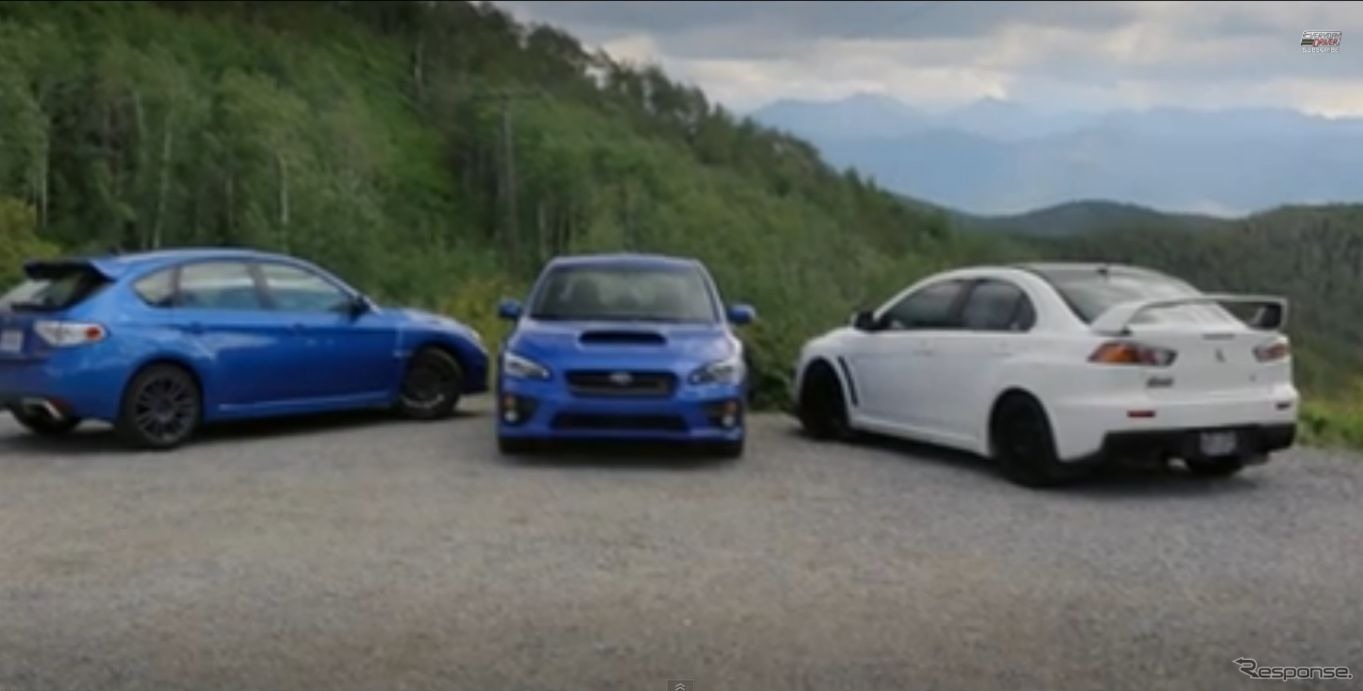 スバル WRX STI 新型を三菱 ランエボ と徹底比較した『Everyday Driver』