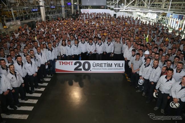 生産開始から20周年を迎えたトヨタのトルコ工場