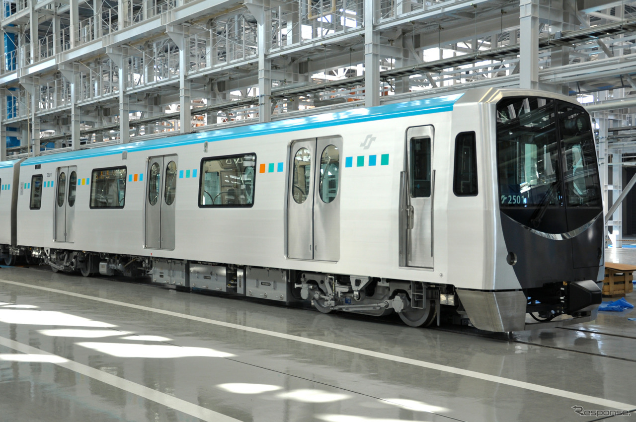 仙台市交通局地下鉄東西線2000系電車の先頭車（2501号）