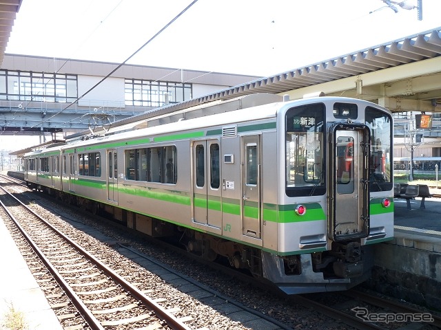 えちごトキめき鉄道は現行JR運賃と同額の上限運賃を申請した。写真はえちごトキめき鉄道の妙高はねうまライン（現在の信越本線）で運用される予定のE127系。JR東日本から譲り受ける。
