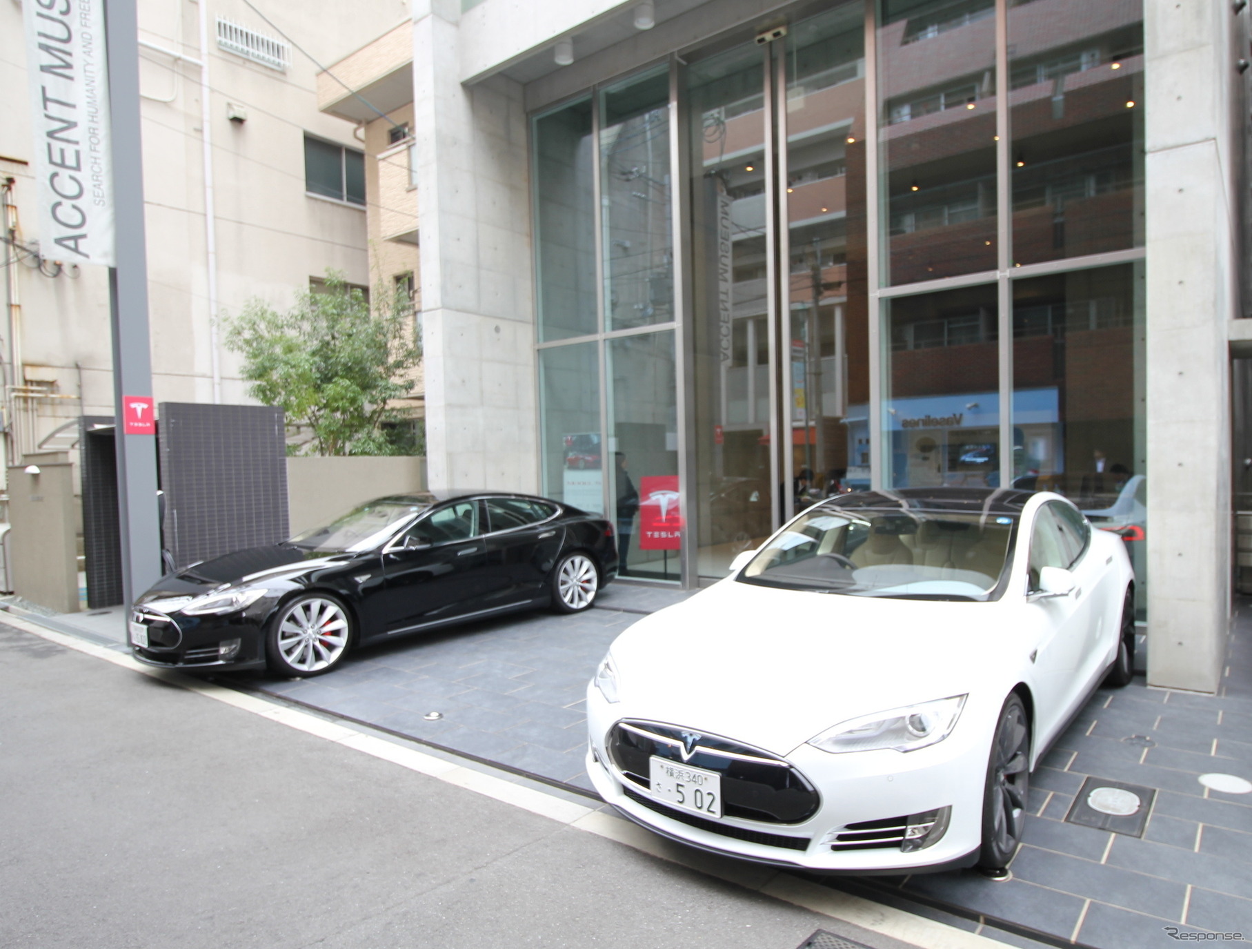テスラモーターズ、大阪に期間限定で新店舗オープン