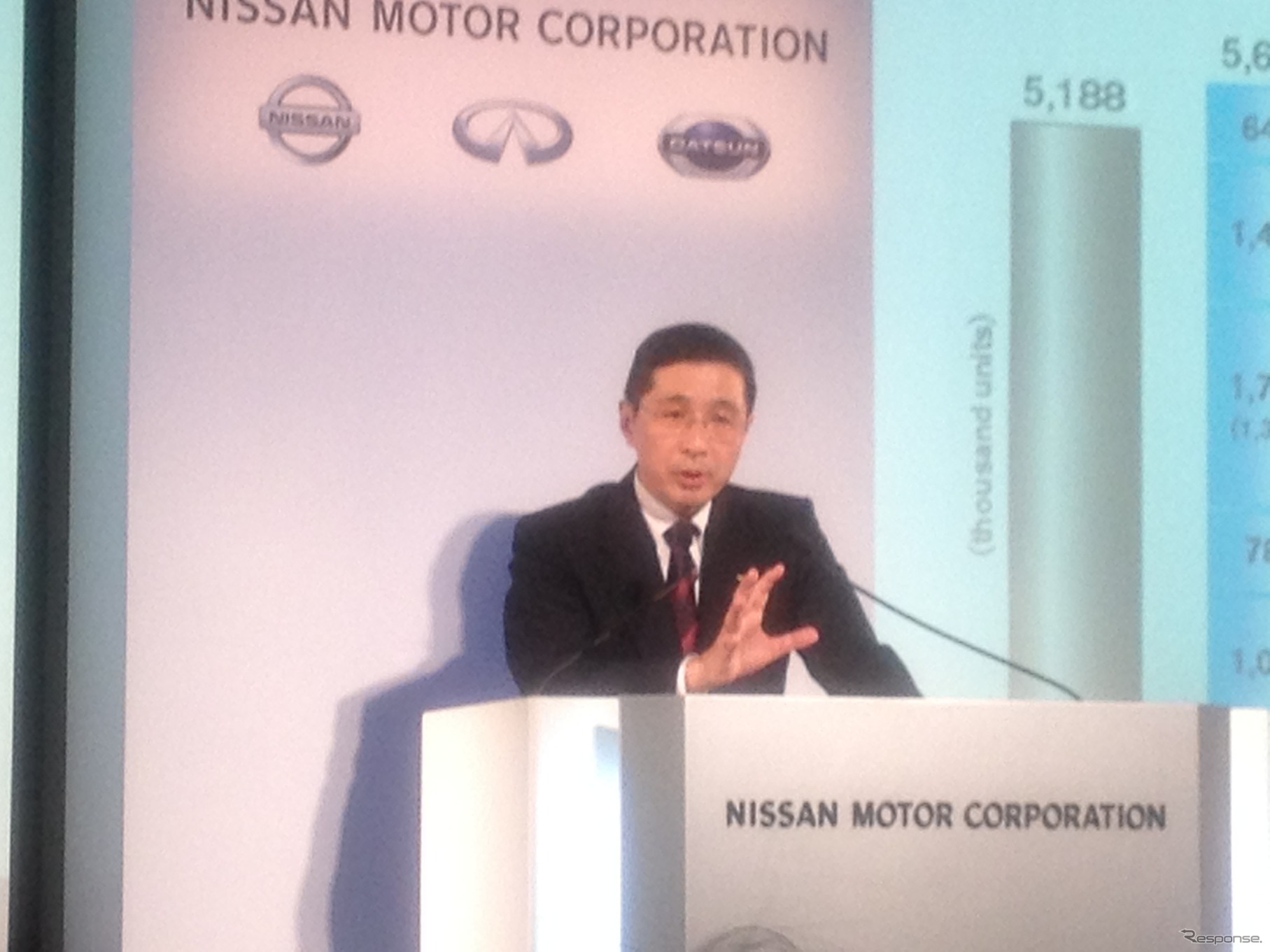 日産自動車の西川廣人代表取締役