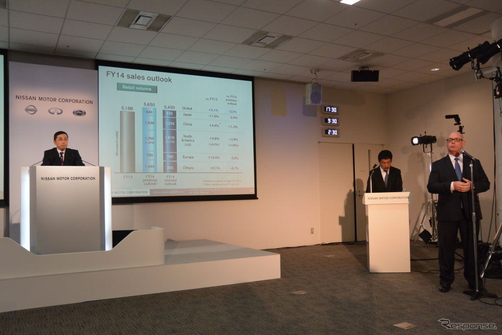 日産自動車 決算会見