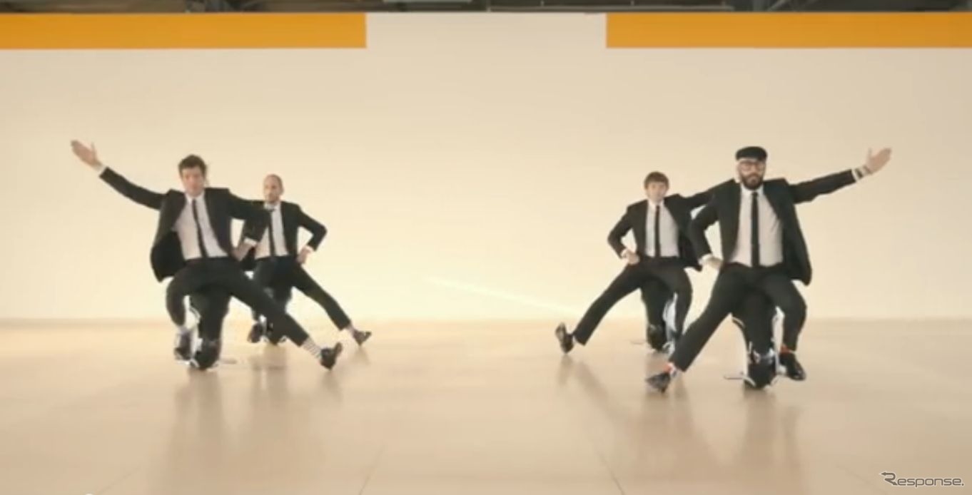 ホンダのUNI-CUB βを起用した「OK Go」のミュージックビデオ