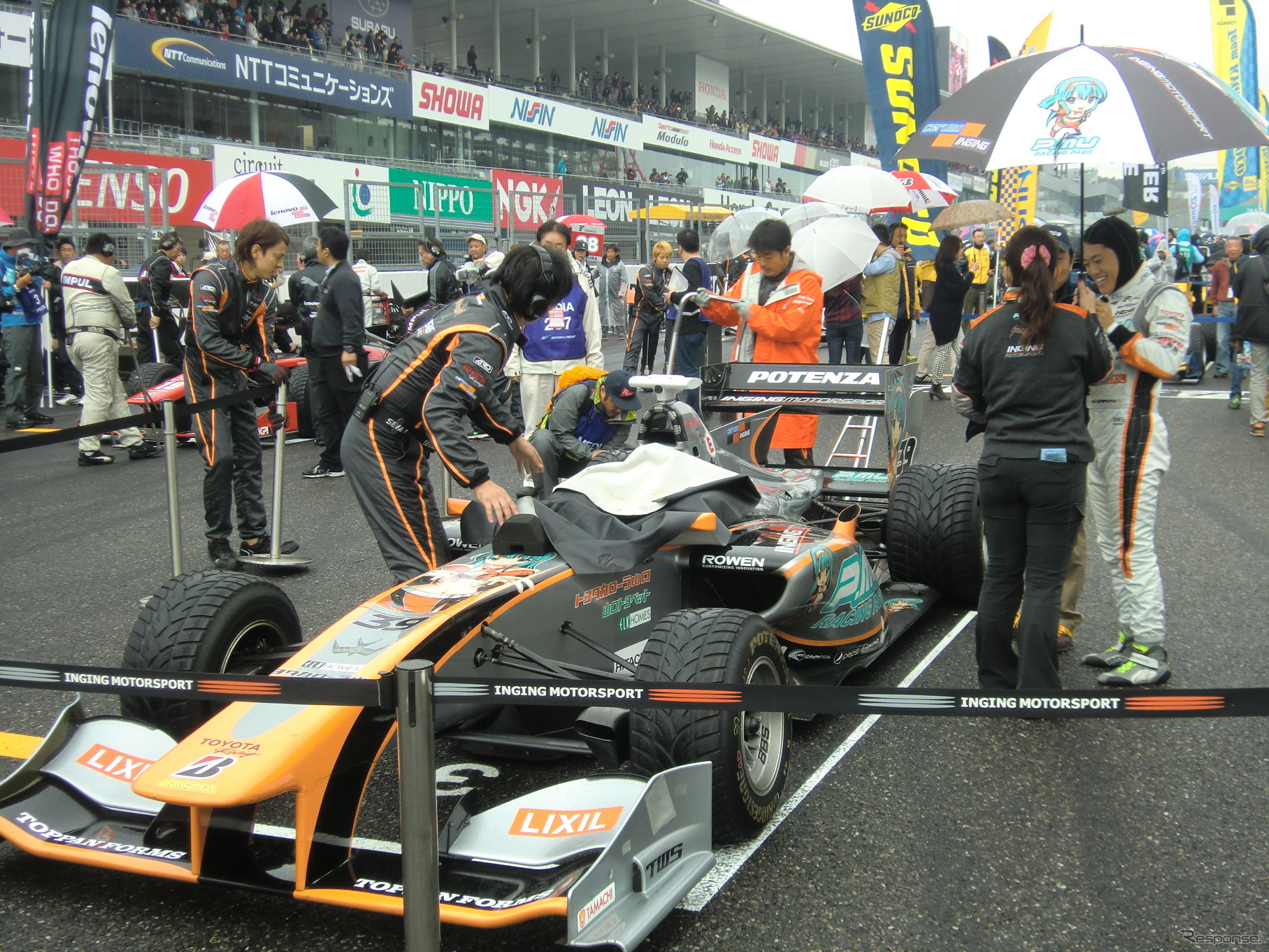 国本は第1レース決勝で4位となる。