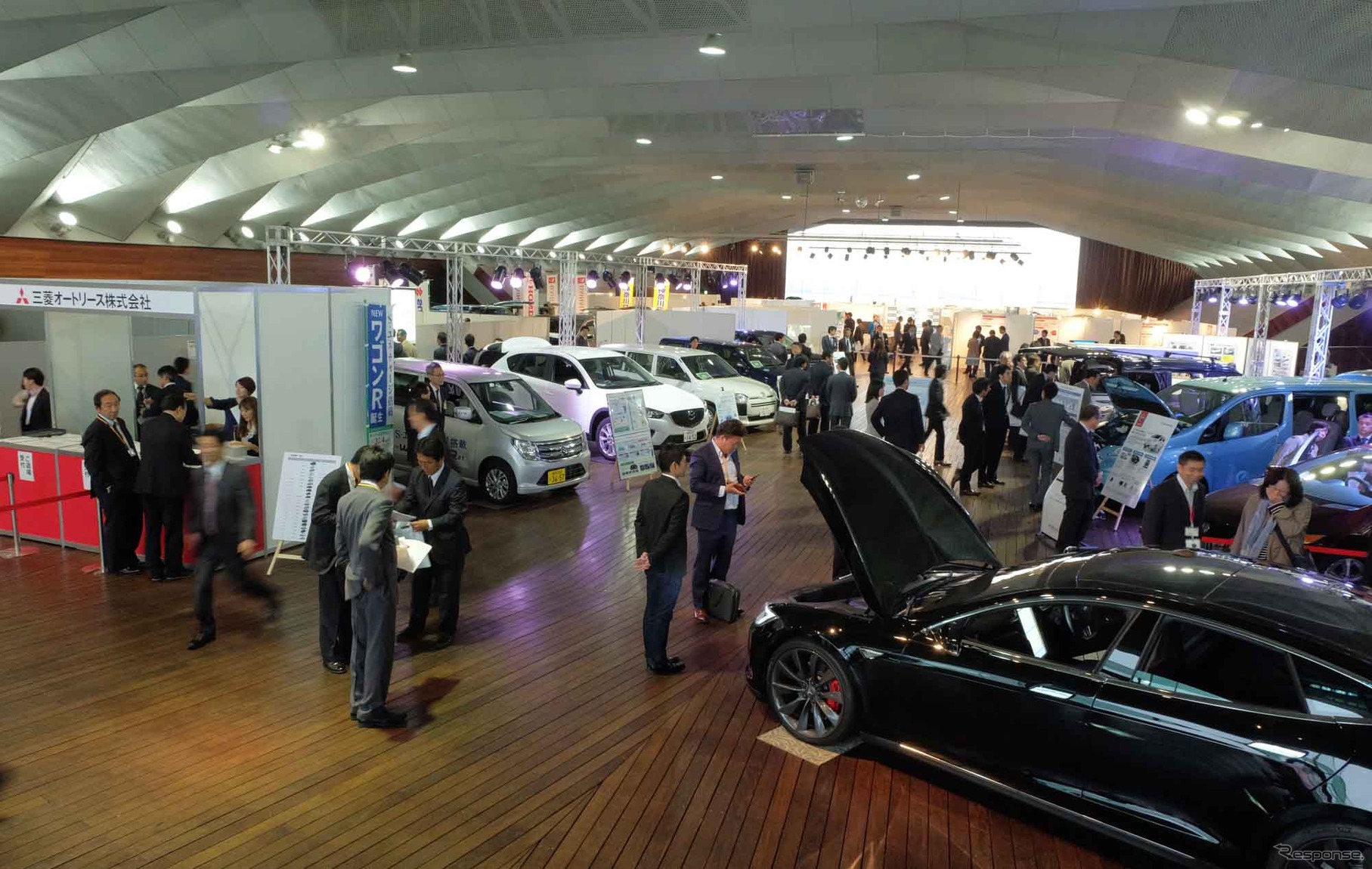 横浜・大さん橋で開催された「セーフティ、エコ＆ウェルフェアフォーラム」会場風景