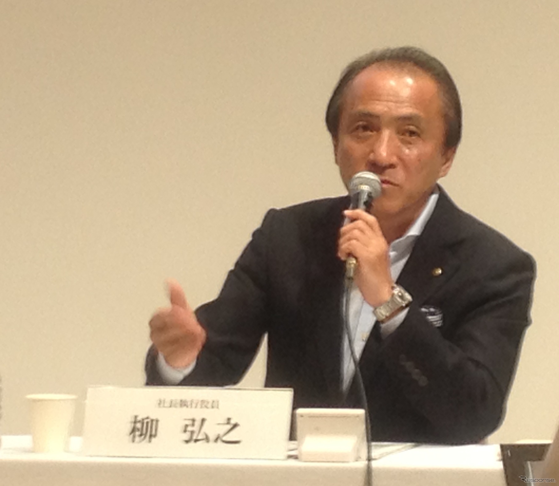 ヤマハ発動機の柳弘之社長