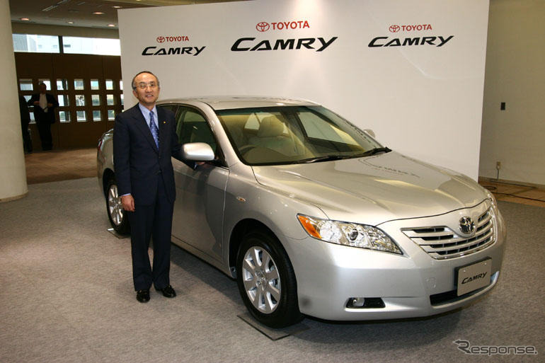 【トヨタ カムリ 新型発表】渡辺社長、国内営業と喧嘩した