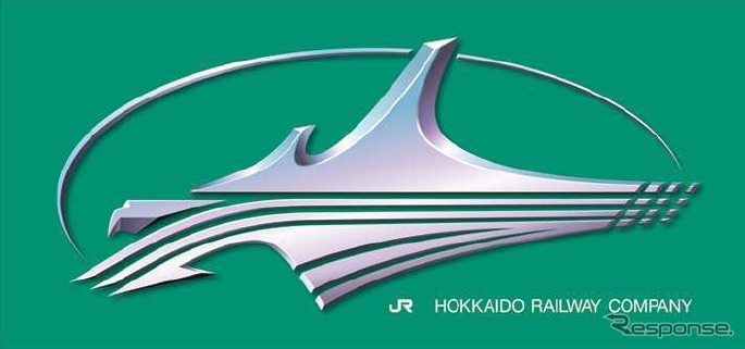 北海道の雄大さと「シロハヤブサ」をモチーフにしたシンボルマーク。