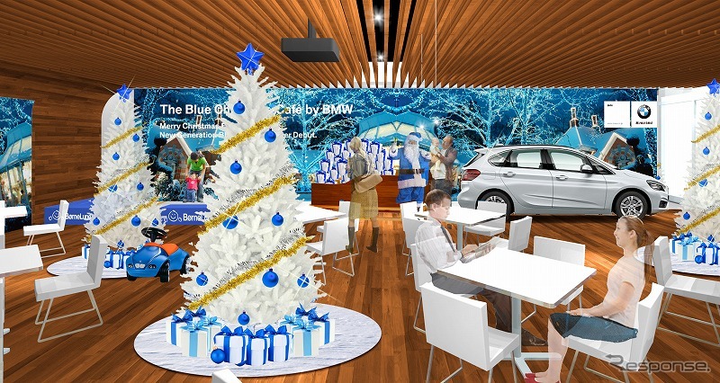 The Blue Christmas Cafe by BMW