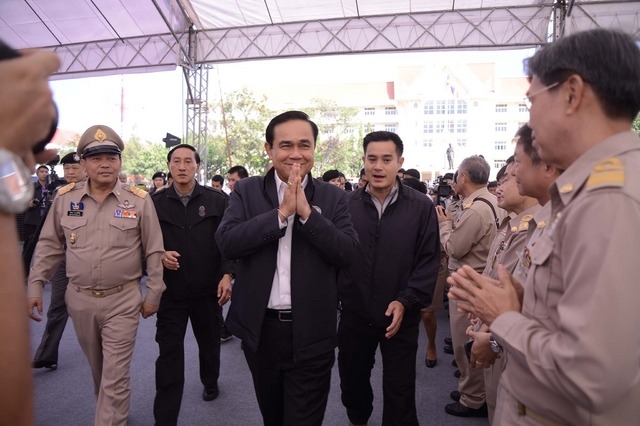 コンケンを訪れたプラユット首相