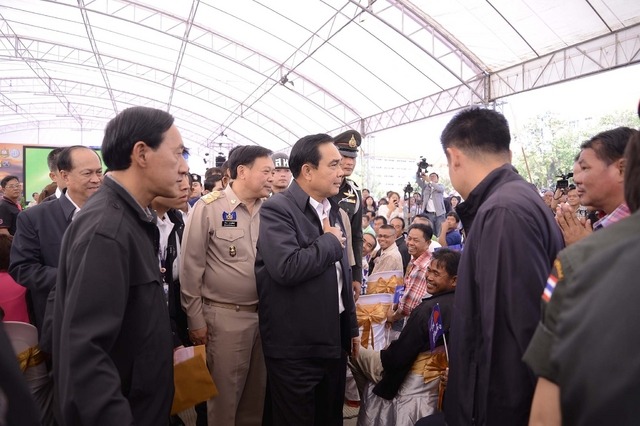 コンケンを訪れたプラユット首相