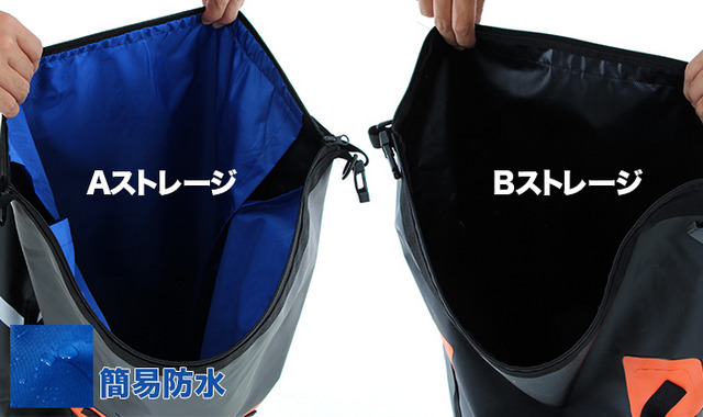 ドッペルギャンガー・デュアルストレージツーリングバッグ DBT217-BK