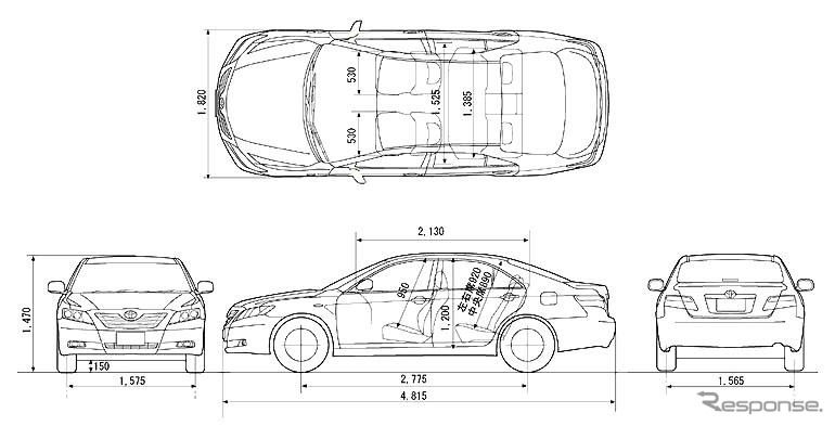 【トヨタ カムリ 新型発表】世界基準のパッケージ