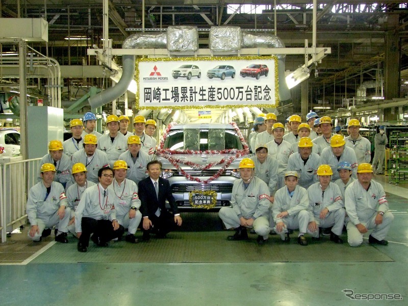 累計生産500万台達成記念ラインオフセレモニー