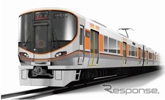 323系の完成イメージ。2016年度から2018年度にかけて168両が大阪環状線に導入される。