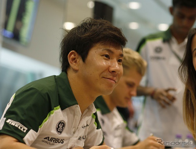 今季はケータハムからF1に参戦していた小林可夢偉。