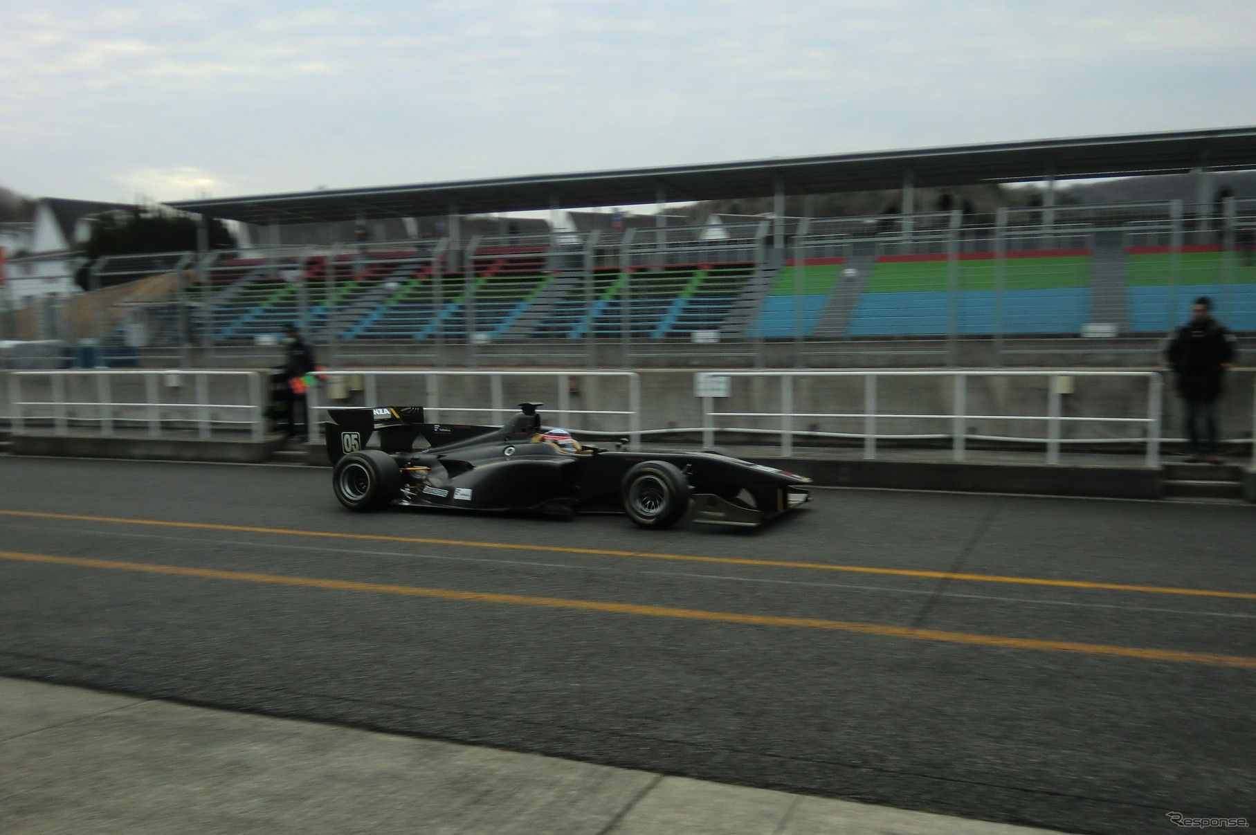 佐藤琢磨がドライブしたホンダのテストカー。