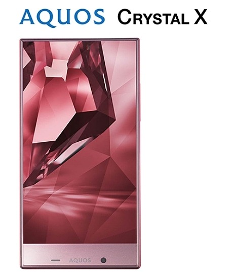 「AQUOS CRYSTAL X」の外観