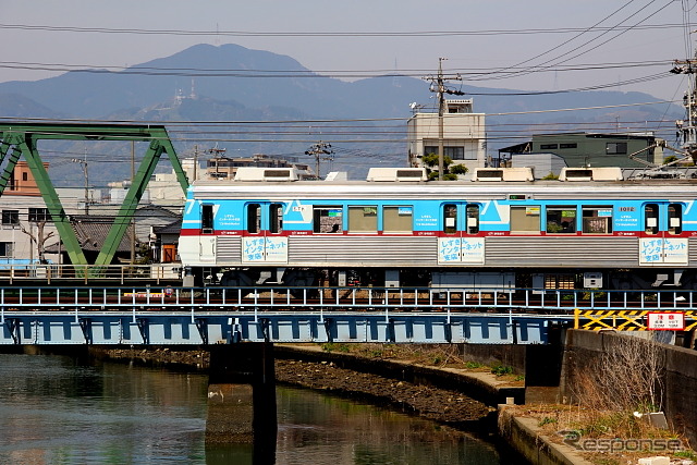 静岡鉄道の静岡清水線を走る列車。2016年から新型電車の導入が始まる。