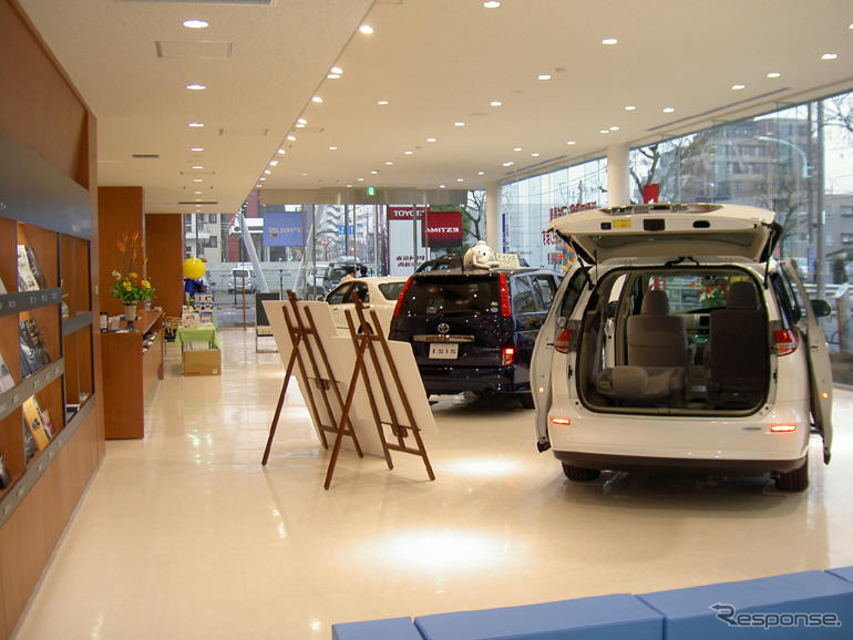 東京トヨタの新店舗、出足は好調