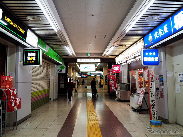 東京メトロ東西線原木中山駅付近