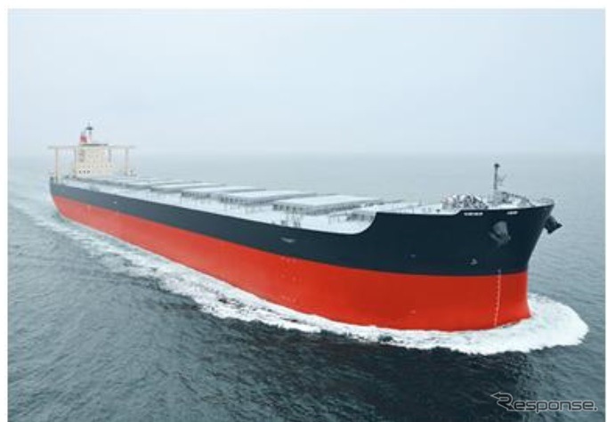 今回新たにNSafe-Hullを適用する同型船の20万6600載貨重量トン型ばら積み運搬船